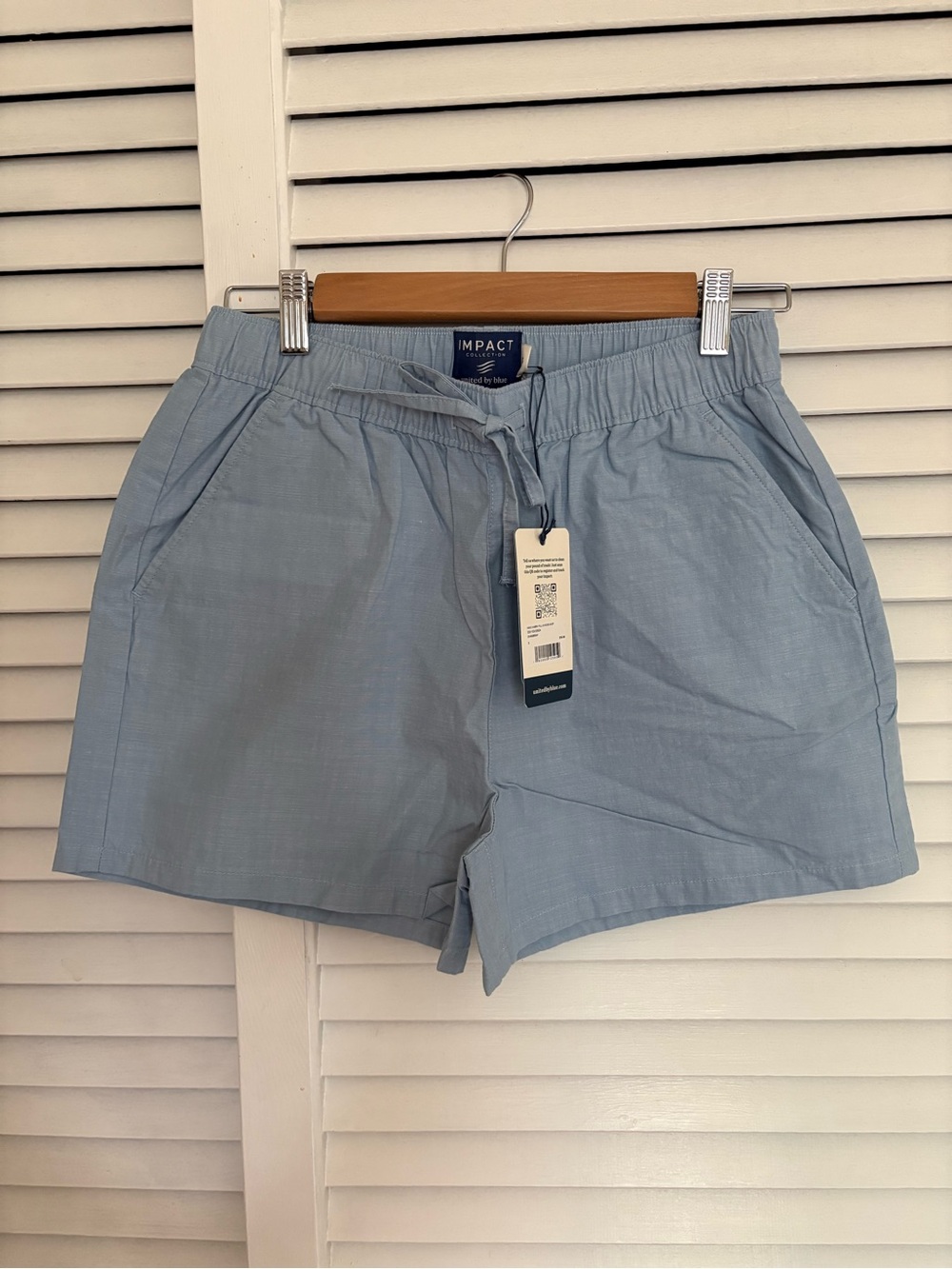United by Blue Light Blue Women's Drawstring Shorts